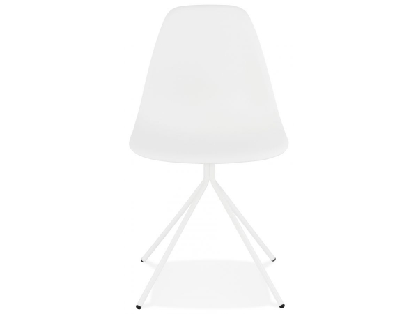 Scaun design living alb Preece, polipropilena / metal, CH02550WHWH - Kokoon [8]