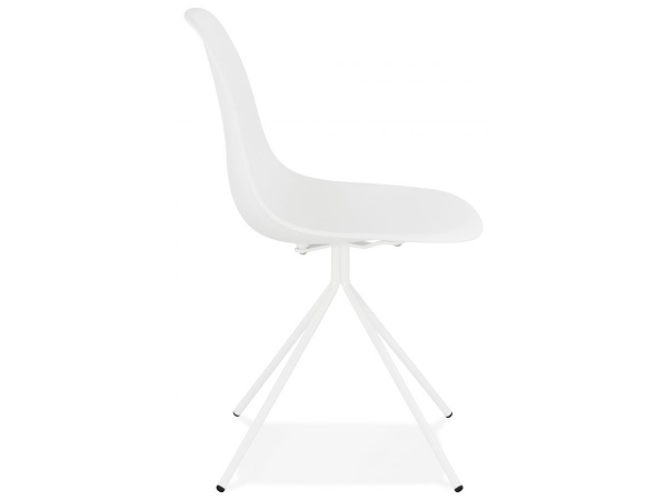 Scaun design living alb Preece, polipropilena / metal, CH02550WHWH - Kokoon [2]