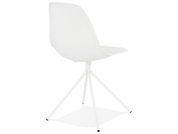 Scaun design living alb Preece, polipropilena / metal, CH02550WHWH - Kokoon [5]