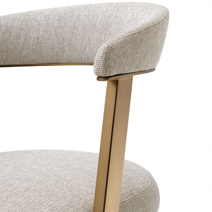   Scaun de dining Dexter finisaj bronz periat loki natural 111473 EICHHOLTZ [5]