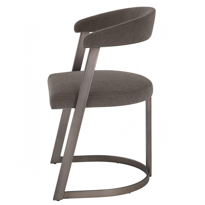   Scaun de dining Dexter finisaj bronz mediu gri abrasiv 114534 EICHHOLTZ [4]