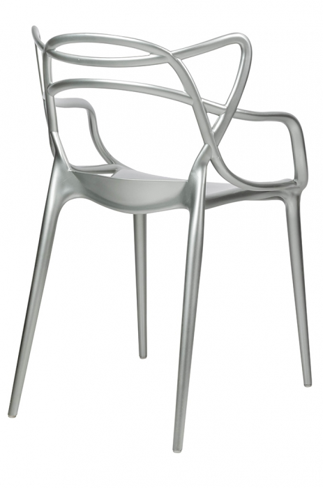 Scaun design lux Hinte Premium argintiu/auriu, ABS, 173-APP1.GOLD - King [12]