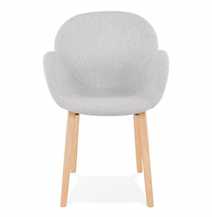 Scaun design Mola, picioare lemn masiv natur / tapiterie material textil, K AC02520LGNA - Kokoon [4]