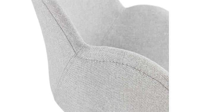 Scaun design Mola, picioare lemn masiv natur / tapiterie material textil, K AC02520LGNA - Kokoon [6]