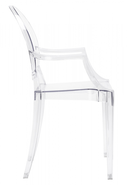 Scaun design victorian modern Elisa, transparent/diverse culori, policarbonat, 124-APC.CLEAR - King [2]