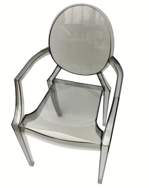 Scaun design victorian modern Elisa, transparent/diverse culori, policarbonat, 124-APC.CLEAR - King [10]