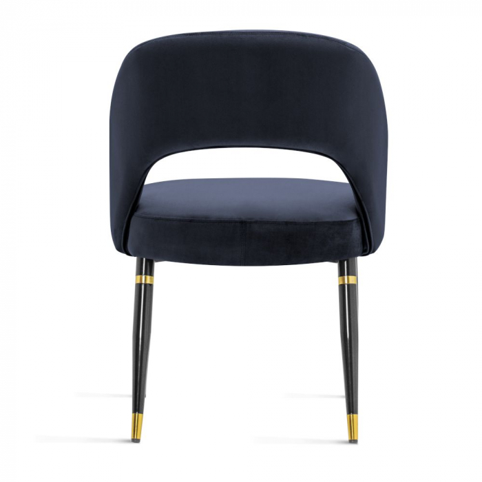 Scaun dining catifea diverse culori Aldona, fara brate, picioare metal, DIVACHXXBCKBAGS - Atreve [12]