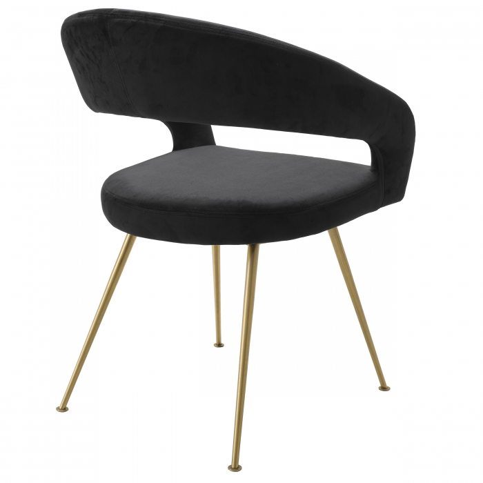   Scaun de dining Bravo din catifea greige savona 116144 EICHHOLTZ [13]
