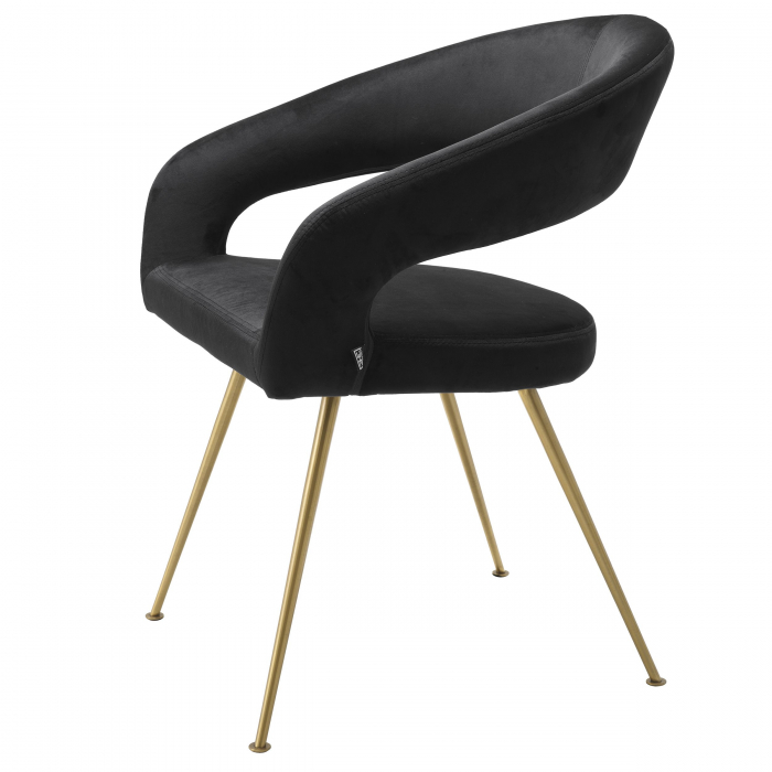   Scaun de dining Bravo din catifea greige savona 116144 EICHHOLTZ [14]