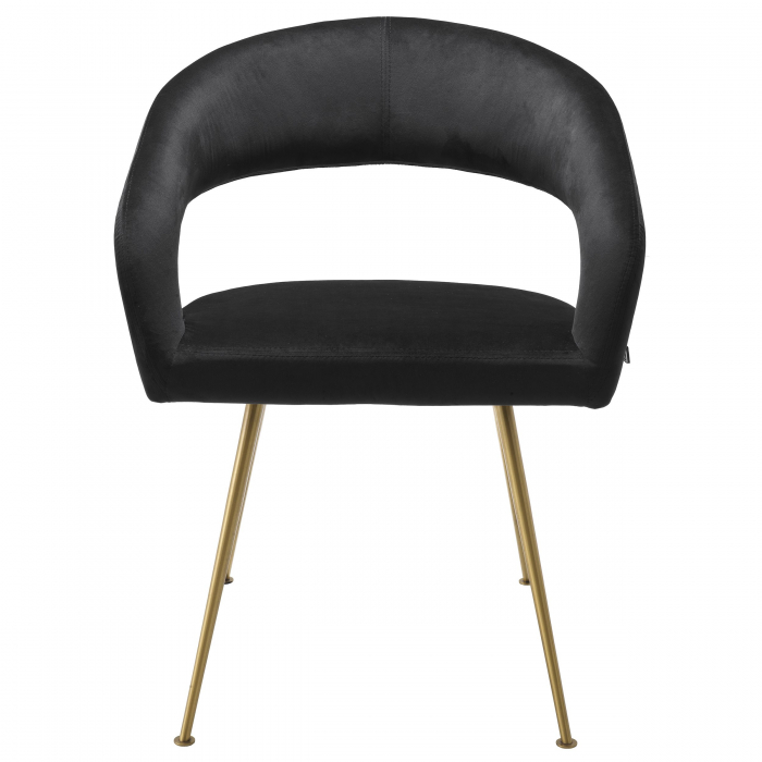   Scaun de dining Bravo din catifea greige savona 116144 EICHHOLTZ [12]