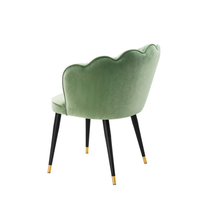   Scaun de dining Bristol savona catifea verde pistachiu 113544 EICHHOLTZ [2]