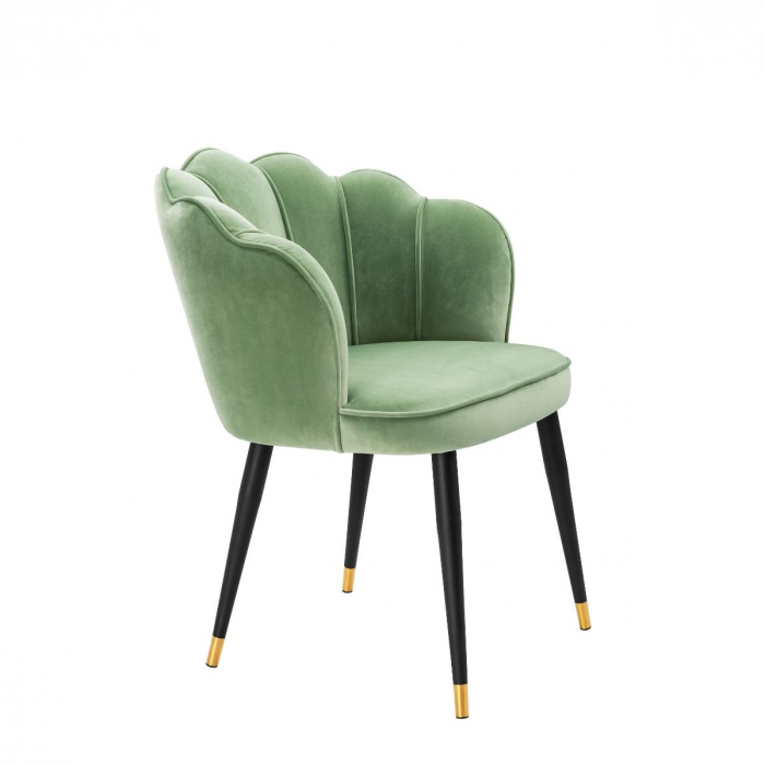   Scaun de dining Bristol savona catifea verde pistachiu 113544 EICHHOLTZ [4]