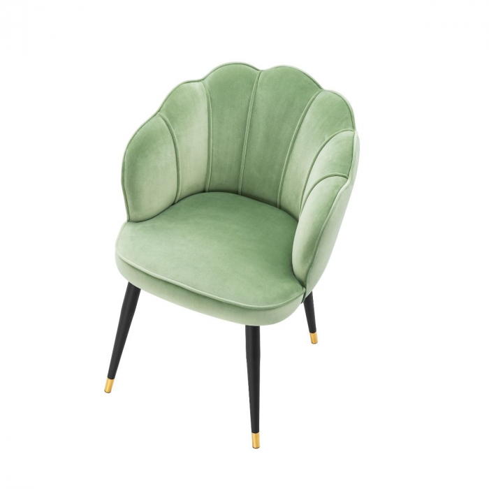   Scaun de dining Bristol savona catifea verde pistachiu 113544 EICHHOLTZ [5]