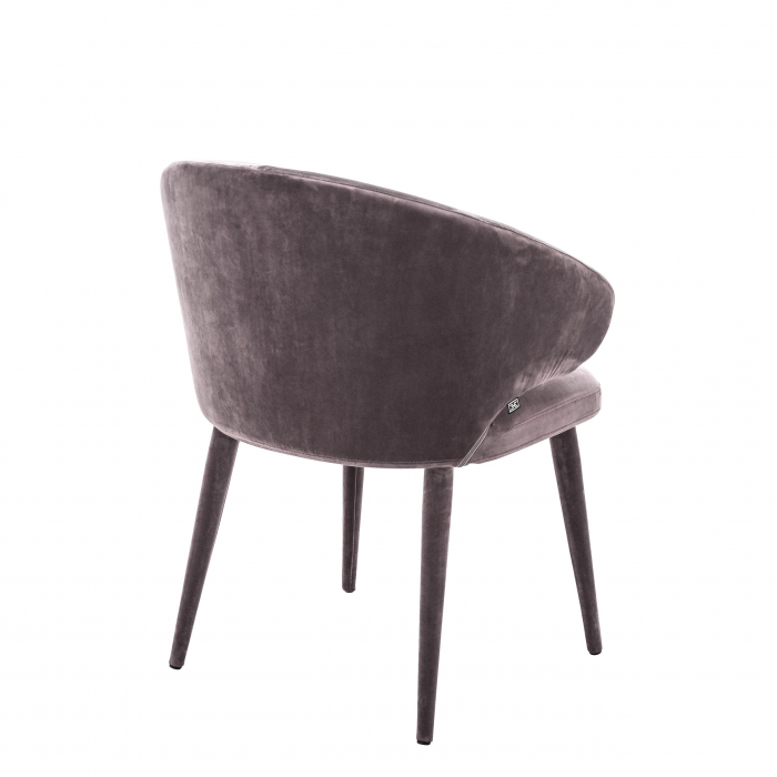   Scaun de dining Cardinale roche catifea albastru teal 112067 EICHHOLTZ [9]