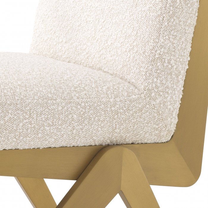   Scaun de dining Fico bouclé crem 114716 EICHHOLTZ [6]
