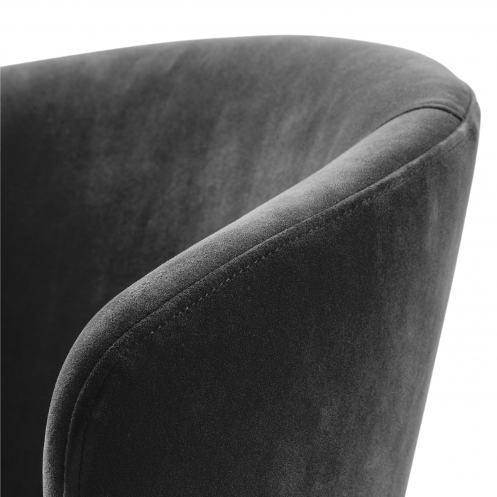   Scaun de dining Kinley savona gri închis catifea 113584 EICHHOLTZ [8]