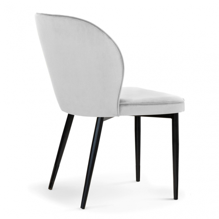 Scaun dining personalizabil Alivi fara brate, picioare metalice, AINECHSTGR3XXXP - Atreve [2]