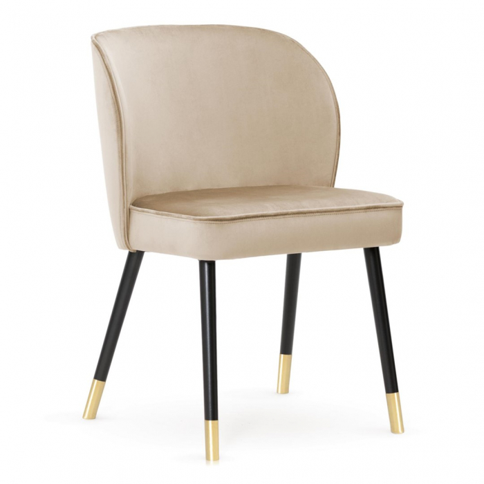 Scaun dining personalizabil Alivi Plus, fara brate, picioare lemn, AINECHPLGR1XXXP - Atreve [4]