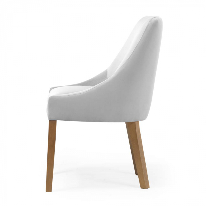 Scaun dining personalizabil Damir, picioare lemn, PAWECHSTGR1XXXP - Atreve [4]