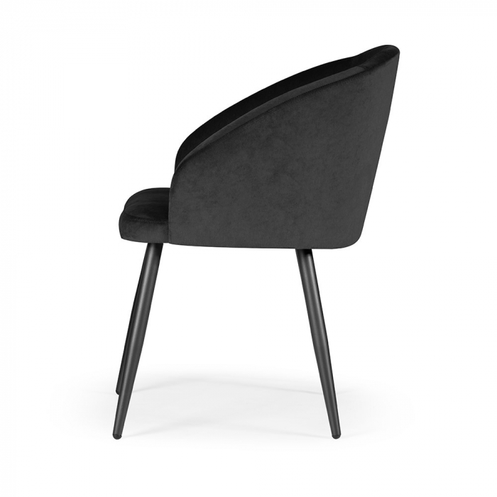 Scaun dining personalizabil Nello, cu brate, picioare metal, KORFCHSTGR1XXXP - Atreve [14]