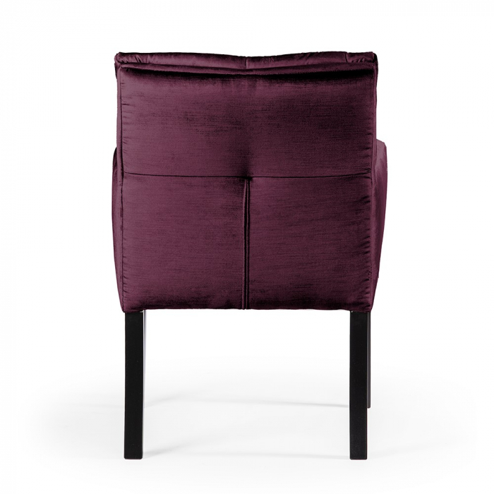 Scaun dining personalizabil Rheta, cu brate, picioare lemn, HAVACHSTGR1XXXP - Atreve [15]