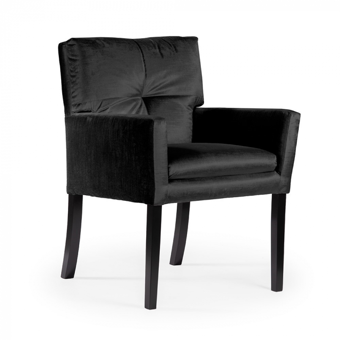 Scaun dining personalizabil Rheta, cu brate, picioare lemn, HAVACHSTGR1XXXP - Atreve [9]