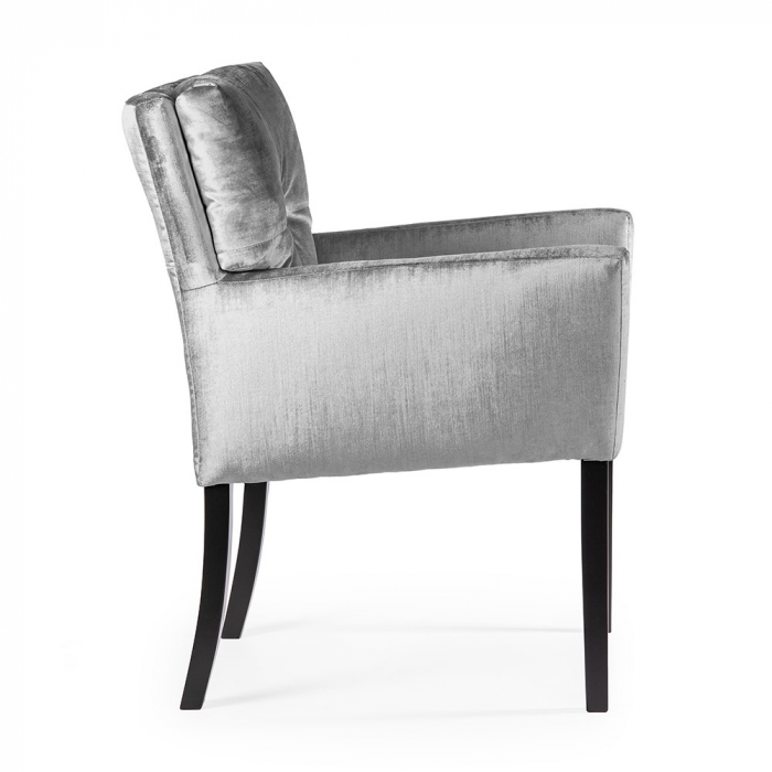 Scaun dining personalizabil Rheta, cu brate, picioare lemn, HAVACHSTGR1XXXP - Atreve [4]