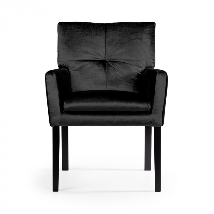 Scaun dining personalizabil Rheta, cu brate, picioare lemn, HAVACHSTGR1XXXP - Atreve [10]