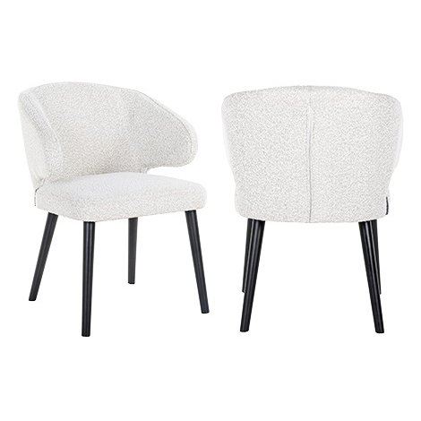 Scaun Indigo white boucl√© (Copenhagen 900 Boucl√© White), S4497 WHITE BOUCLé - Richmond Interiors [6]