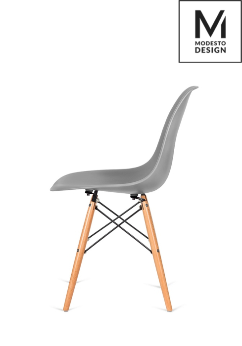 Scaun Dsw 46x48x82 cm, Plastic Gri - Modesto Design [2]