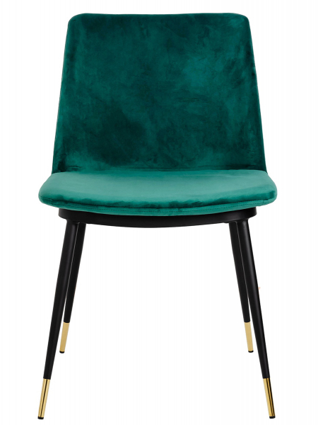 Scaun elegant design living Muriel, diverse culori, velur/picioare negre cu capete aurii, KH1201100122.DKGREY - King [15]