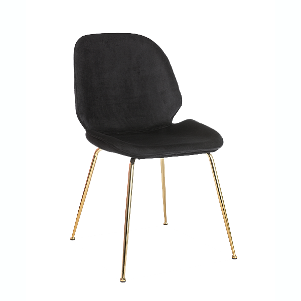 Scaun elegant Sidra, catifea diverse culori/picioare metalice aurii, ADRIENVZLGR - Signal [3]