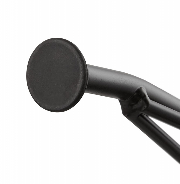Scaun modern gri tapitat Equium Premium cu brate, picioare otel crom, AC01490DG - Kokoon [13]