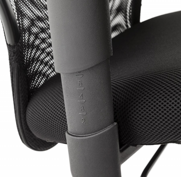Scaun ergonomic birou negru Soviet cu tetiera reglabila, spatar mesh, OC00380BL - Kokoon [12]