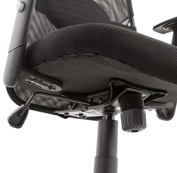 Scaun ergonomic birou negru Soviet cu tetiera reglabila, spatar mesh, OC00380BL - Kokoon [16]