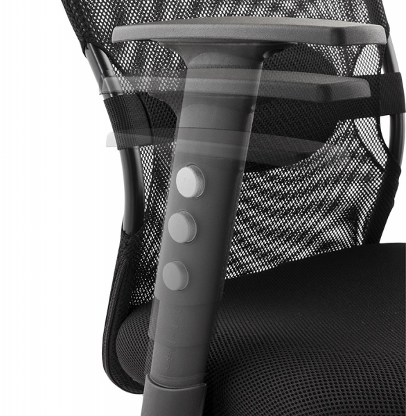 Scaun ergonomic birou negru Soviet cu tetiera reglabila, spatar mesh, OC00380BL - Kokoon [13]