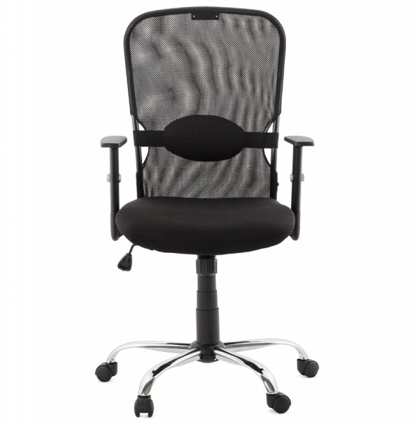 Scaun ergonomic birou negru Soviet cu tetiera reglabila, spatar mesh, OC00380BL - Kokoon [7]