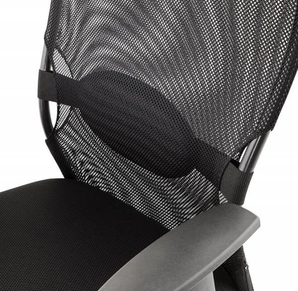 Scaun ergonomic birou negru Soviet cu tetiera reglabila, spatar mesh, OC00380BL - Kokoon [11]