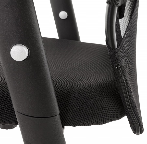 Scaun ergonomic birou negru Soviet cu tetiera reglabila, spatar mesh, OC00380BL - Kokoon [10]