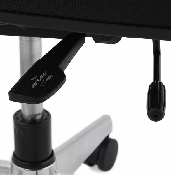 Scaun birou ergonomic negru Tepper premium, spatar mesh, baza rotativa aluminiu, OC00410BL - Kokoon [14]