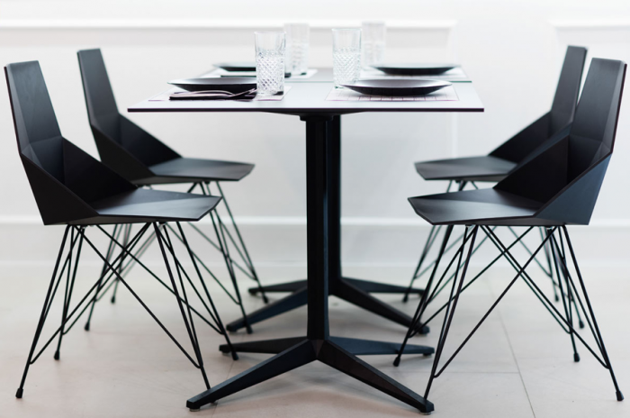 Scaun exterior Faz, polipropilena, picioare metal, design modern forme geometrice, 54044 - Vondom [8]
