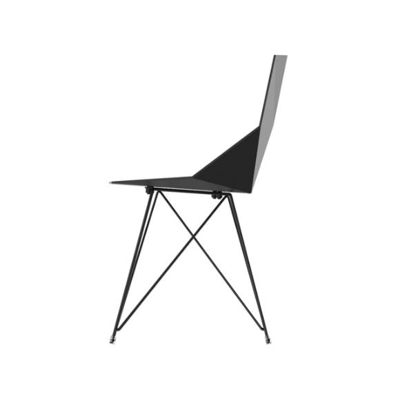 Scaun exterior Faz, polipropilena, picioare metal, design modern forme geometrice, 54044 - Vondom [5]