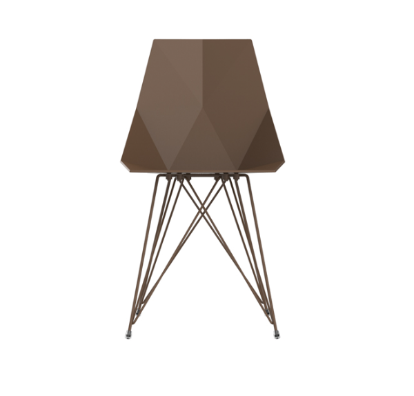 Scaun exterior Faz, polipropilena, picioare metal, design modern forme geometrice, 54044 - Vondom [4]