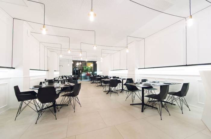 Scaun exterior Faz, polipropilena, picioare metal, design modern forme geometrice, 54044 - Vondom [6]