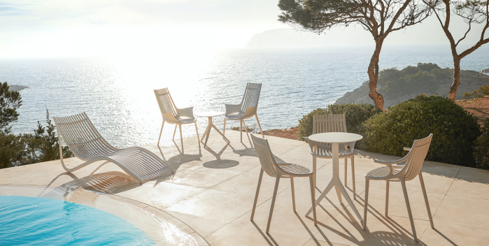 Scaun exterior Ibiza fara brate, polipropilena, design modern, 65040 - Vondom [7]