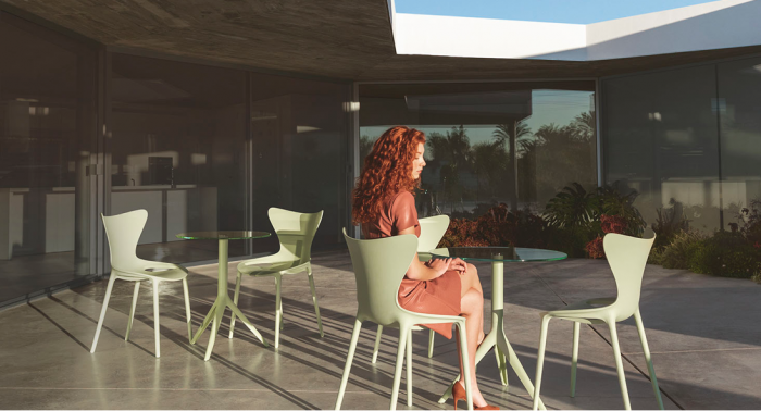 Scaun exterior Love fara brate, polipropilena, design modern, diverse culori, 65042 - Vondom [16]