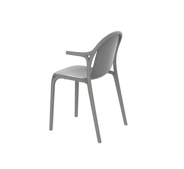 Scaun exterior premium Brooklyn cu brate, polipropilena injectata cu fibra de sticla, 65038 - Vondom [3]