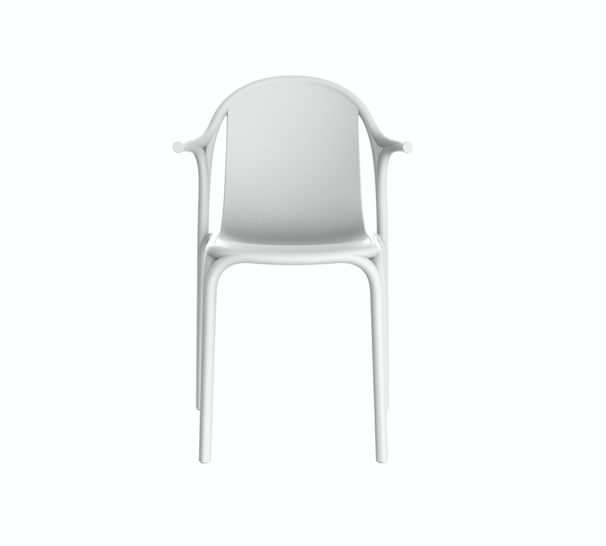 Scaun exterior premium Brooklyn cu brate, polipropilena injectata cu fibra de sticla, 65038 - Vondom [4]
