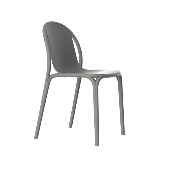 Scaun exterior premium Brooklyn fara brate, polipropilena injectata cu fibra de sticla, 65037 - Vondom [5]