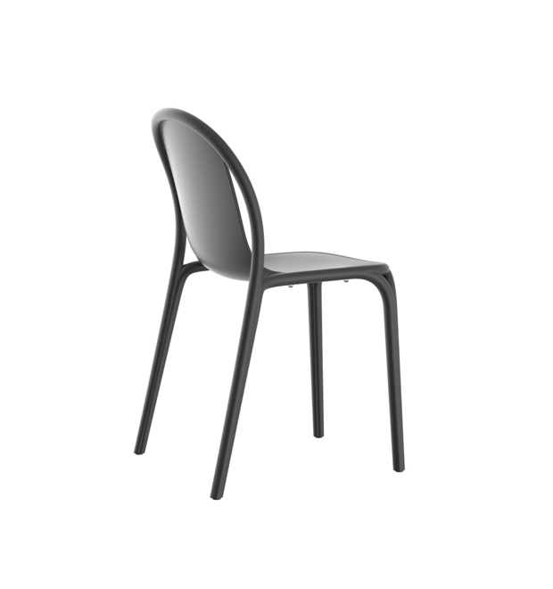 Scaun exterior premium Brooklyn fara brate, polipropilena injectata cu fibra de sticla, 65037 - Vondom [3]